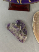 Ametist Doğal Taş Gua Sha