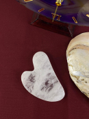 Kuvars Doğal Taş Gua Sha Masaj Aleti