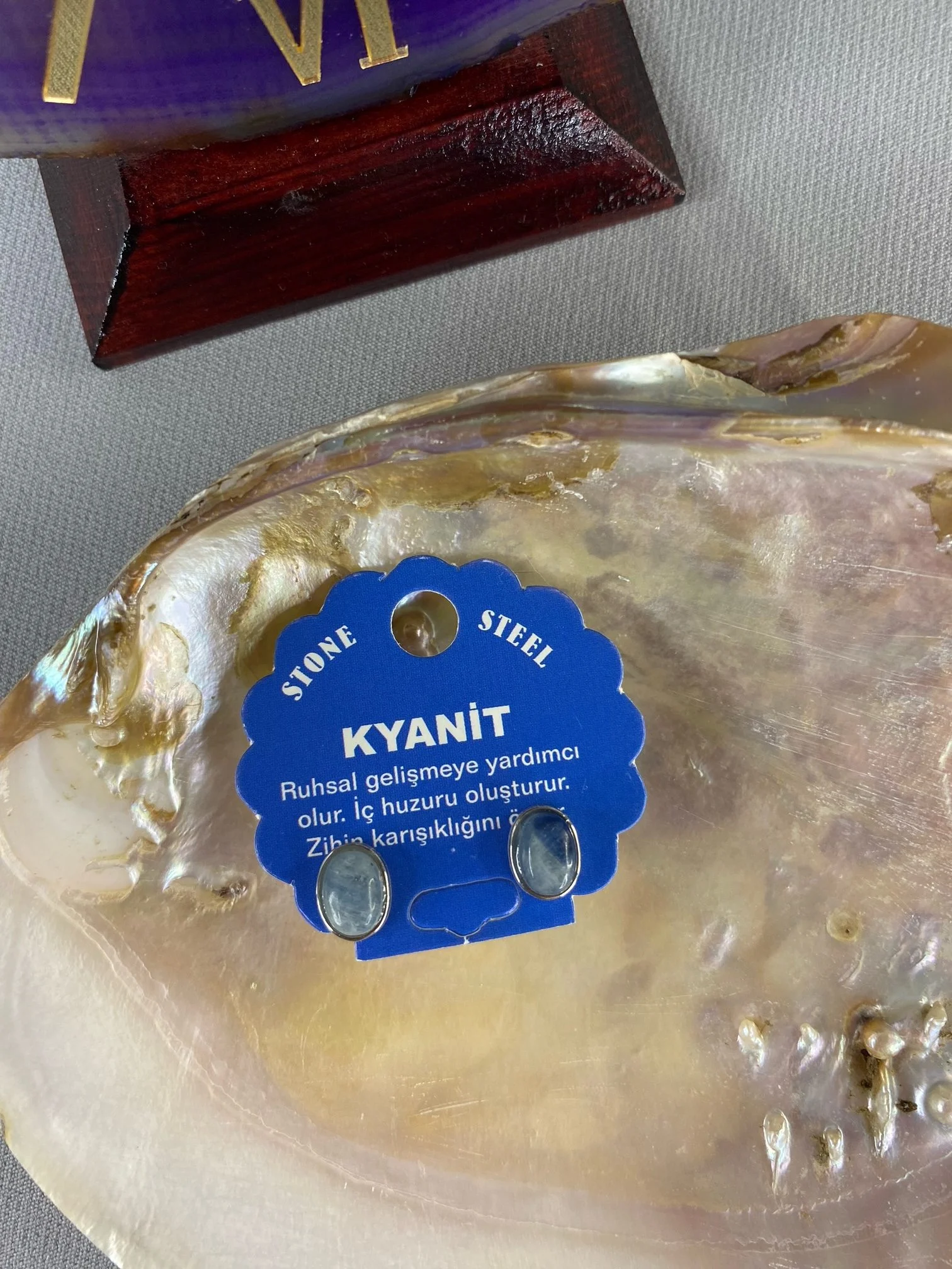 Kyanit Küpe