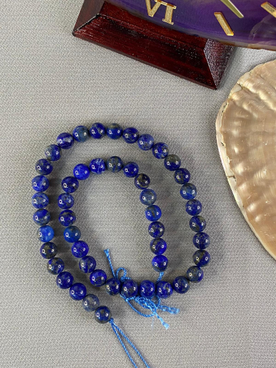 8 mm Lapis Lazuli Doğal Taş Küre Kesim Dizi