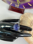 Lapis Lazuli Doğal Taş Yüzük Faset