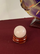 Pembe Kuvars Doğal Taş Küre