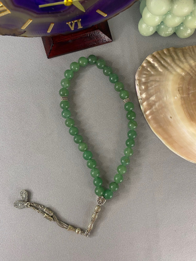 10 mm Aventurin Doğal Taş Tesbih Küre Kesim