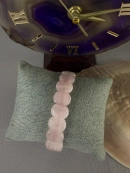 Pembe Kuvars Doğal Taş Rolex Bileklik 14*5 mm