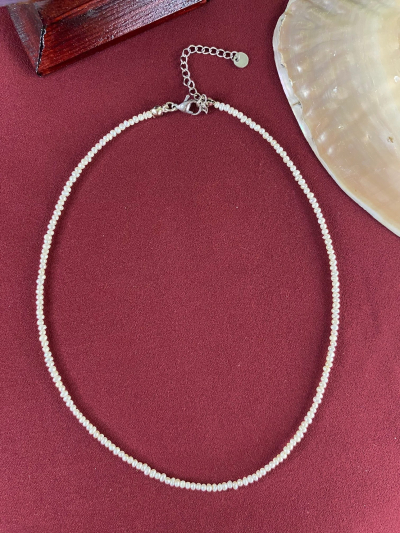 2*2 mm Kum İnci Kolye