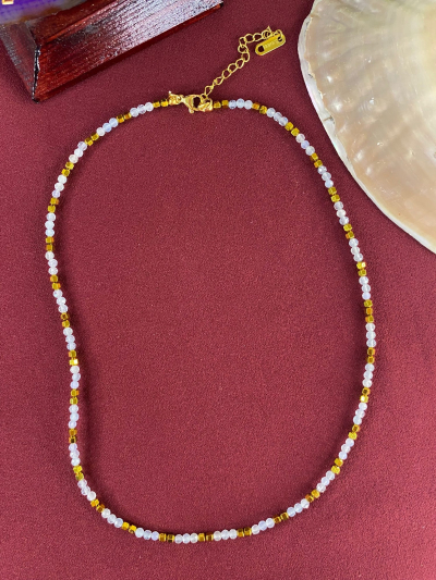 3 mm Akuamarin Doğal taş Kolye Faset Kesim