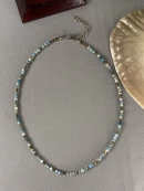 3 mm Larimar Doğaltaş Kolye Faset Kesim