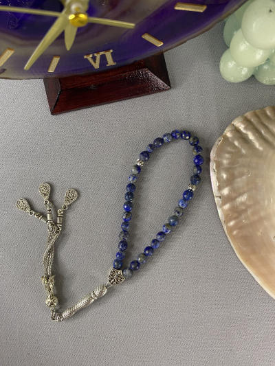 6 mm Lapis Lazuli Doğal Taş Tesbih Faset Kesim