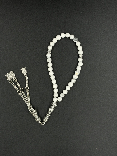 6 mm Havlit Doğal Taş Tesbih Küre Kesim