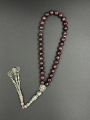 8 mm Lal Garnet Doğal Taş Tesbih Küre Kesim