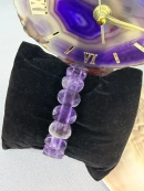 Ametist Doğal Taş Rolex Bileklik Faset Kesim 14*5 mm